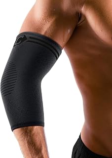 CAMBIVO 2 Pack Elbow Brace Compression Sleeve, Tennis & Golfer's Elbow | Breathable 3D Knit, Moisture-Wicking, No Straps or Velcro, Epicondylitis, Tendonitis & Arthritis Relief, All-Day Wear