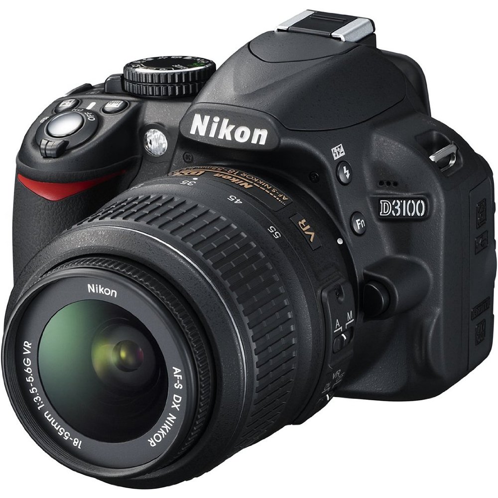 Nikon D3100 14.2MP Digital SLR Camera with 18-55mm f/3.5-5.6 Auto Focus-S DX VR 