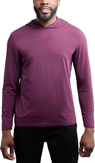 X RAY Men's Crewneck Hooded Long Sleeve T-Shirt, Soft Stretch Premium Cotton Slim Fit Casual Fashion Tee Crewneck Hooded Long Sleeve T-Shirt, Soft Stretch Premium Cotton Slim Fit Casual Fashion Tee