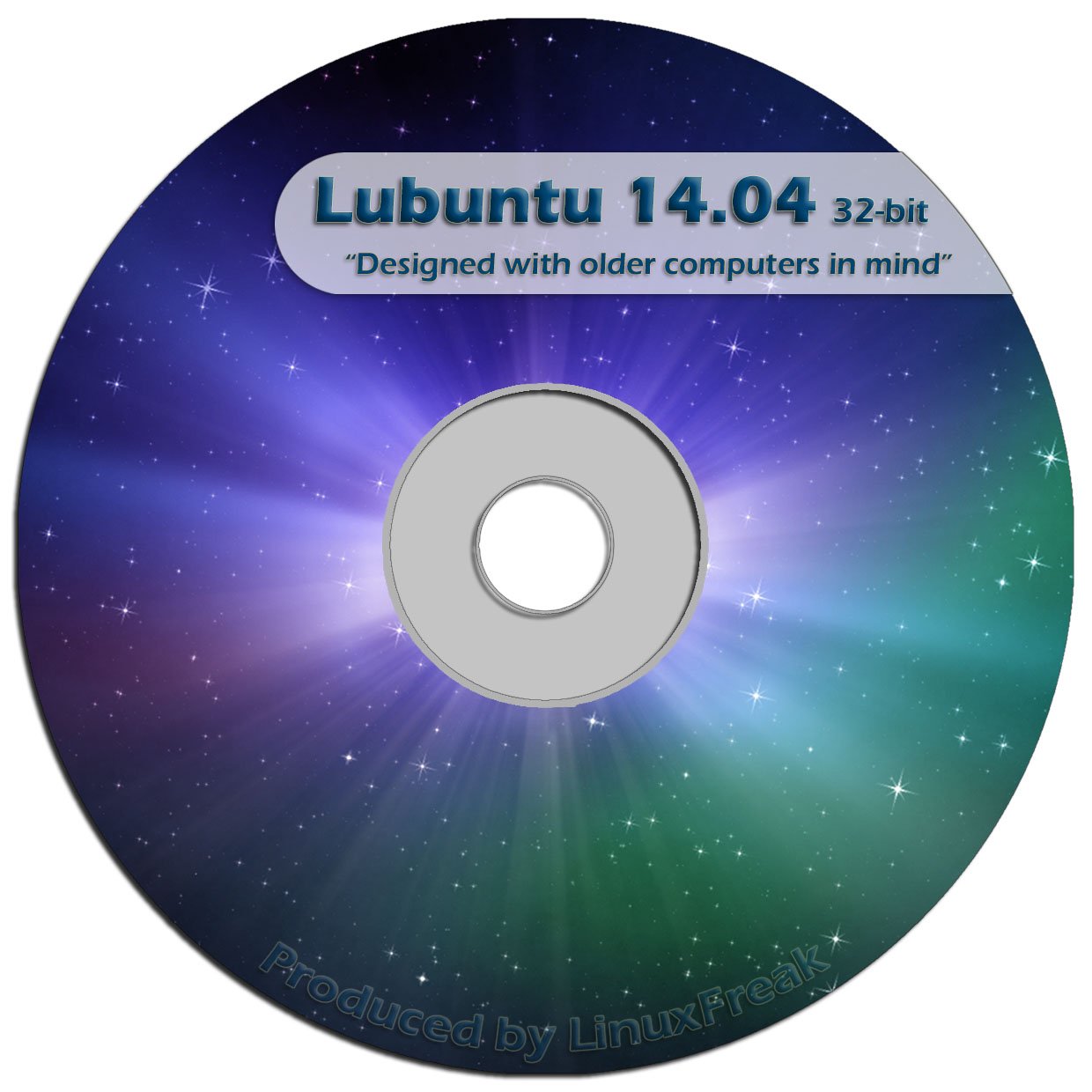 Lubuntu Linux 14.04 CD - FAST Desktop Live CD - Official 32-bit Release