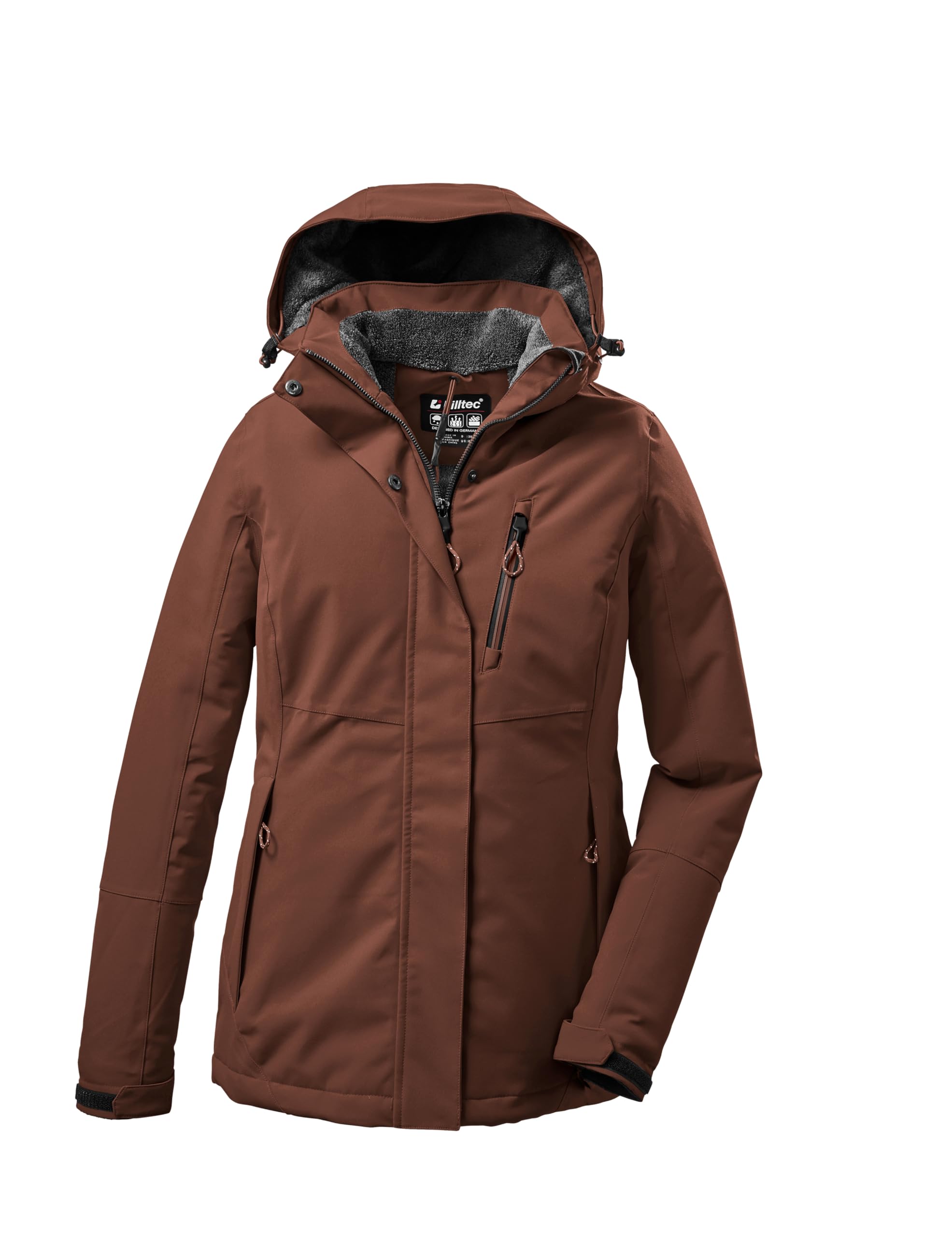 Killtec Women's Kow 140 Wmn Jckt Functional jacket/winter jacket with zip-off ho
