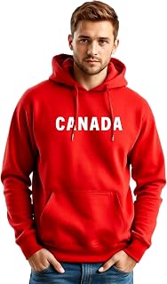 Mens Canada Fleece Sweatshirt, Custom Handmade Canada Warm Sweater CDA