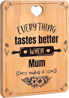 Gifts for Mum, Birthday Gifts for Mummy - Engraved Bamboo Cutting Board