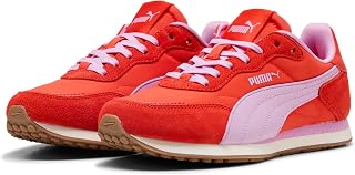 Puma ST MILER ROSE SNEAKER FLAT, Red Flash Mauve Glow Gum, 10.5