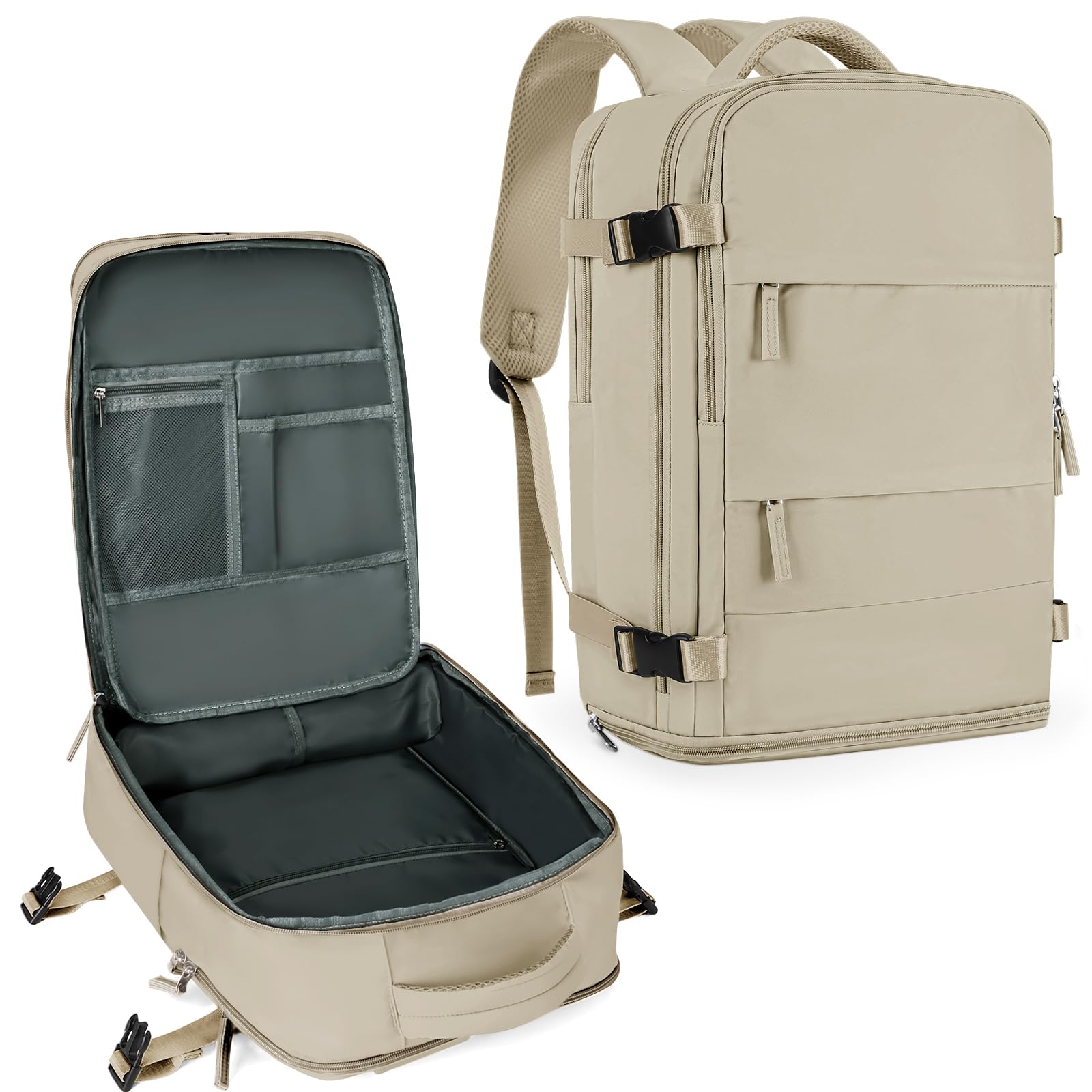 coowoz Travel Backpack For Women Men,Carry On Backpack,Hiking Backpack Waterproo