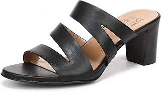 Naturalizer womens Beaming Strappy Slide Heeled Sandal Slide Sandal