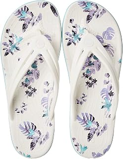 Crocs Infradito Crocband da donna, bianco tropicale, 40