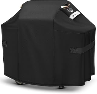 58" Grill Cover for Weber Genesis II and Genesis 300 Serie,1000D Heavy Duty | Grill Cover for Outdoor Grill 7130,Waterproof,Tear & Fade Resistant,Straps,Handles,Air Vent,Fits Weber and More Grill
