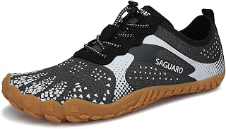 SAGUARO Unisex Barefoot Shoes Minimalist Five Toe - Lightweight and Zero Drop Sole Running Gym Hiking Gr.36-48