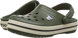 Crocs Crocband Clog Kids, Zoccoli Unisex - Bambini e ragazzi, Forest Stucco, 22/23 EU
