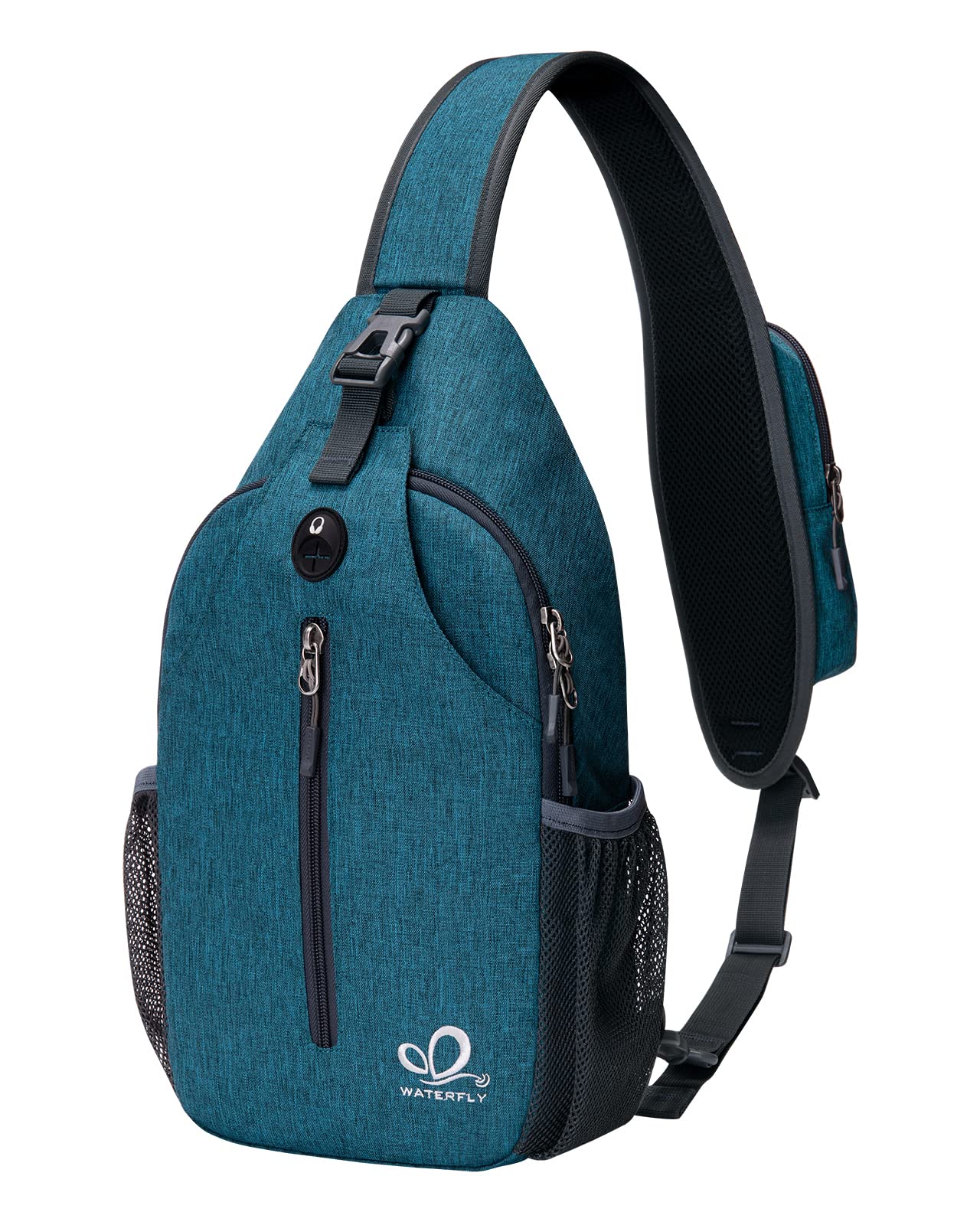 WATERFLY Sling Rucksack, Sling Bag, Shoulder Backpack, Shoulder Bag, Adjustable 