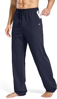 Pudolla Mens Tall Sweatpants 32"/34"/36"/38" Inseam Yoga Pants with Pockets