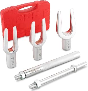 DASBET 5-Piece Ball Joint Separator Tool, Pickle Fork Tool Set | Heavy Duty Tie Rod Removal Tool for Cars and Light Trucks, Ball Joint Remover for Pitman Arm Removal