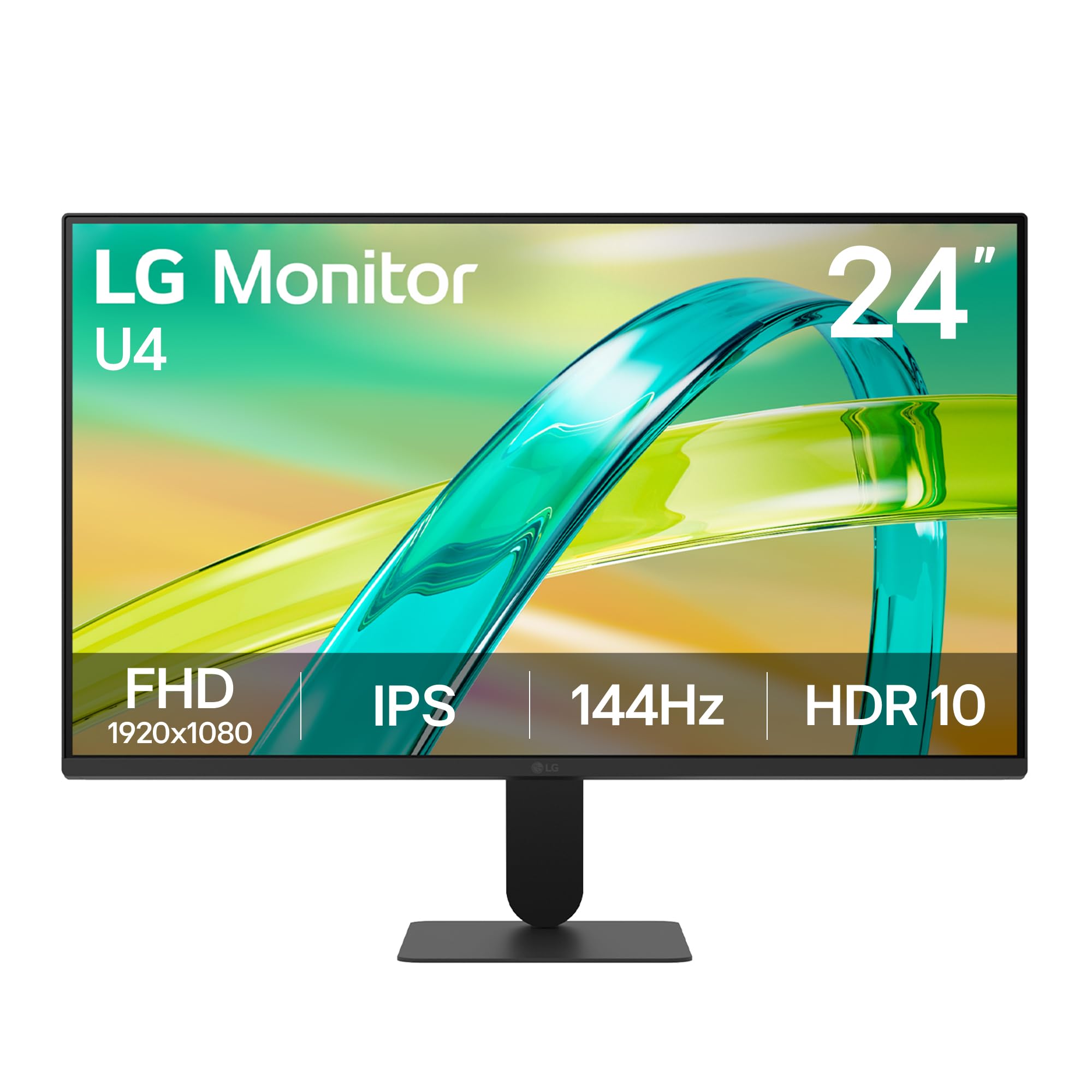 LG Monitor 24U411B-B 24 inch FHD 144Hz IPS Desktop Display, Black | sRGB 99%, HD