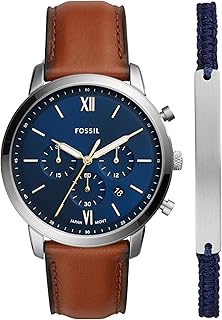 Fossil FS5380 Men's Chronograph Quartz Watch with Leather Strap