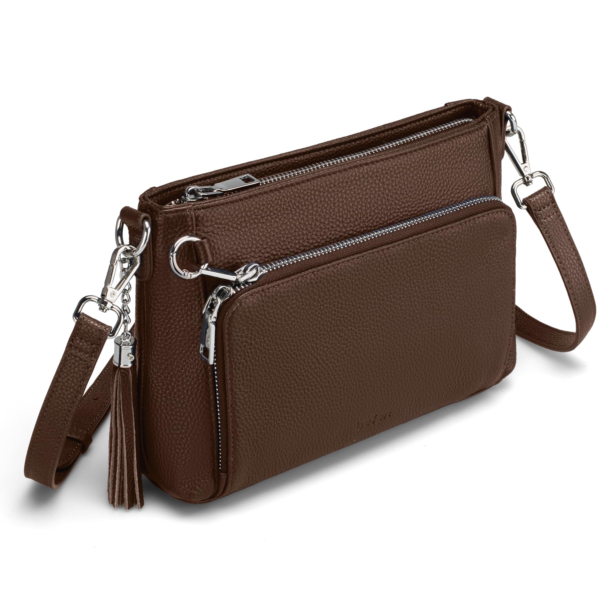 befen Women's Genuine Leather Shoulder Bag with Anti-Theft, RFID Blocking Women'