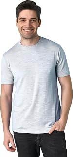 Merino.tech 100% Organic Merino Wool Lightweight Men's Baselayer Thermal T-Shirt + Hiking Wool Socks
