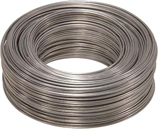 Hillman Hobby Steel Wire, 20 Gauge x 175ft, 1 Roll, Silver | Galvanized steel with zinc finish , 15lb load support for crafts, hanging, bundling, and DIY use , Corrosion resistant