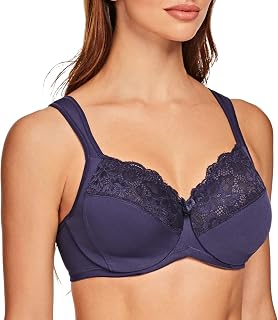 MELENECA Women's Plus Size Minimizer Full Coverage Underwire Bra