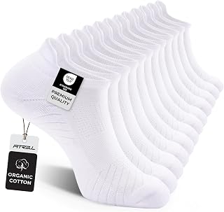 FITRELL 6 Pairs of Men's Short Socks Breathable No Show Socks