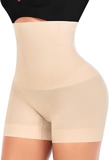 YARRCO Short Gainant Femme Ventre Plat Invisible Culotte Gainante Amincissante Panty Gainant sans Couture Culottes Sculptantes Taille Haute Shorty Boxer Shorts