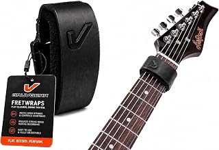 Gruv Gear Fret Wrap & Guitar Mute, Fretwrap for Acoustic, Electric & Bass | String Dampener Recording, Tapping & Practice Accessory (1 Pack, Small Steel, Fits 4 String Bass, 6 String Guitar)