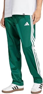 adidas Men's 3-Stripes Tricot Open Hem Track Pants