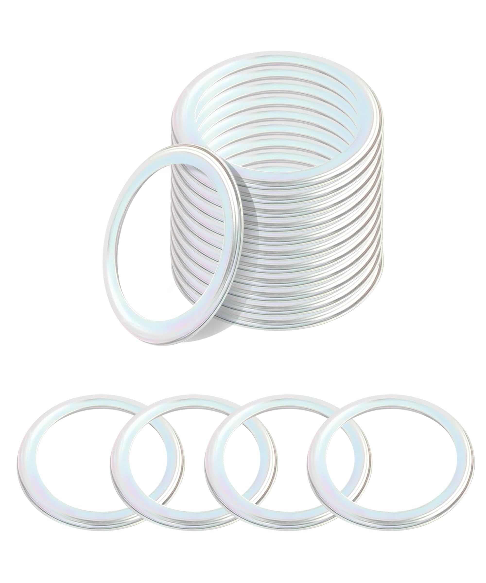 15 Pieces Automobile Oil Drain Plug Gasket,Oil Drain Plug Gaskets Crush Washers,