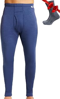 Merino.tech 100% Merino Long Underwear Men's All Year Round + Wool Socks