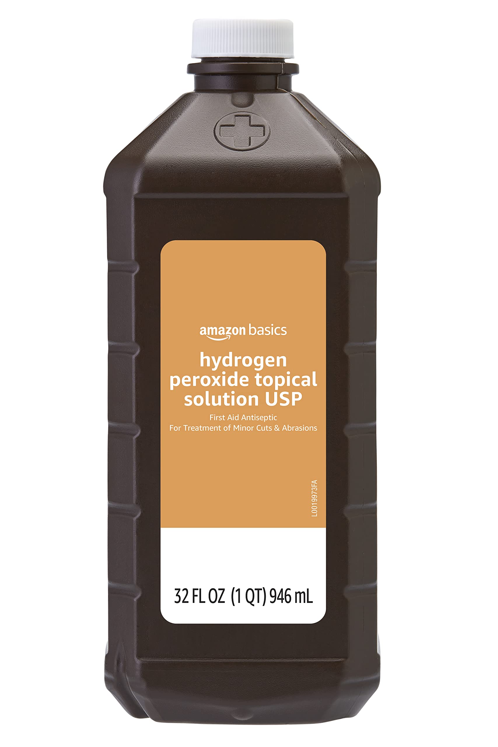 Amazon Basics Hydrogen Peroxide Topical Solution USP, First Aid Antiseptic for C