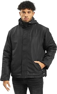 Brandit Men's Windbreaker Front Zip Black Size XL