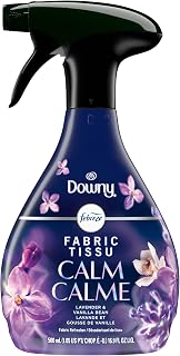 Febreze Fabric Spray Air Freshener, Odor-Fighting Fabric Refresher, Sneaker Balls Alternative, Couch Cleaner, Linen Spray, Multi-Use, Downy Calm Scent, 500 Ml