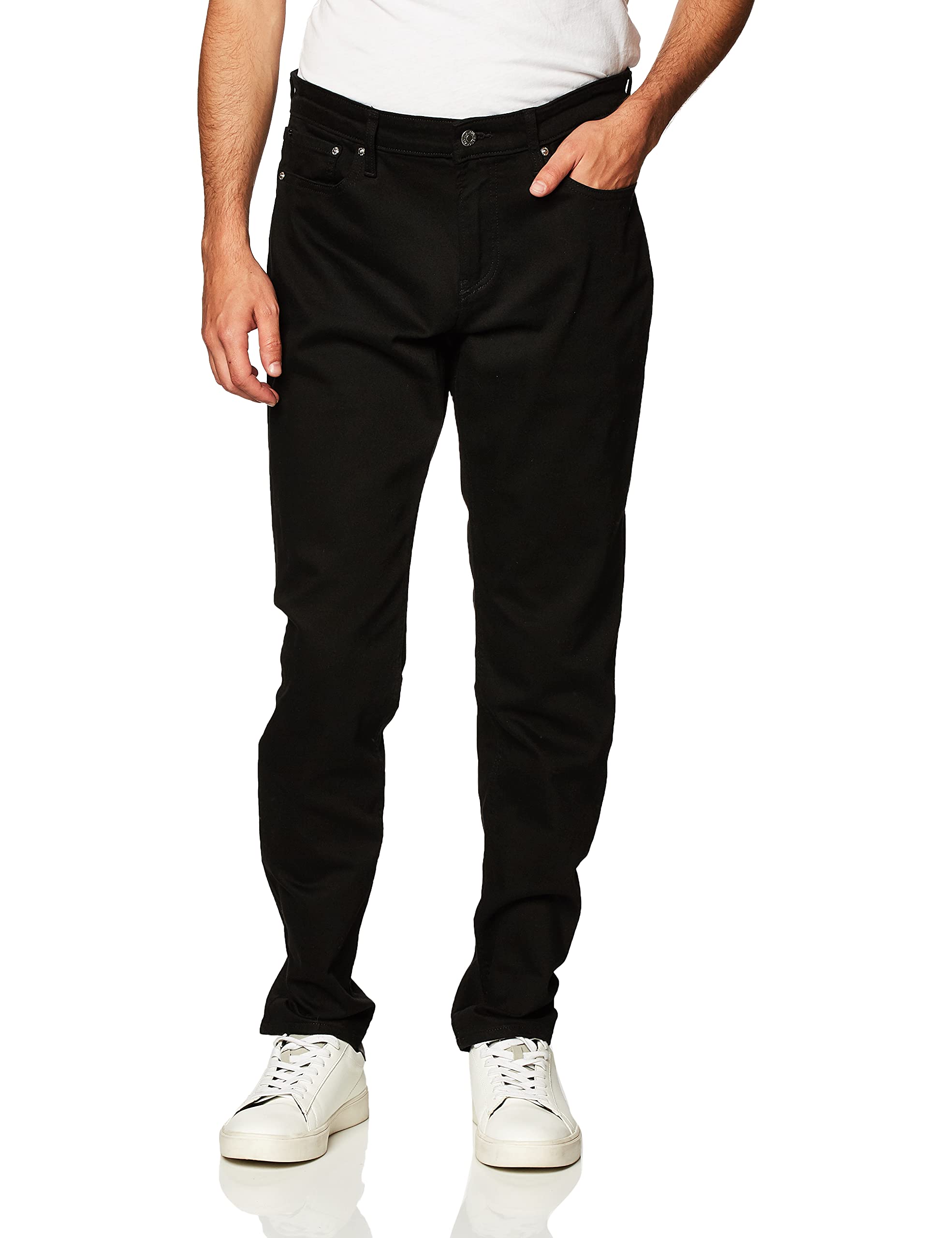 Calvin Klein Men's Slim Fit Jeans, Forever Black, 36 W/30 L