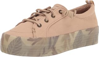 Sperry Women's Crest Vibe Platform Boat Shoe, TAN, 8