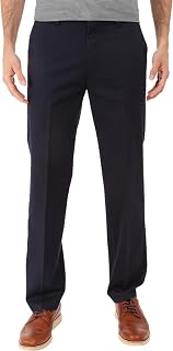Dockers Men's Slim Fit Stretch Signature Khaki Pant D1, Dockers Navy (Stretch), 42W x 32L