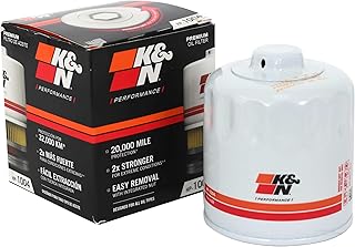 K&N Oil Filter: 20,000 Mile Engine Protection with Wrench Off Nut, HP-1004 | Compatible with Select 1988-2026 HYUNDAI/KIA/SUBARU/HONDA Vehicle Models (See Product Description for Select Models)