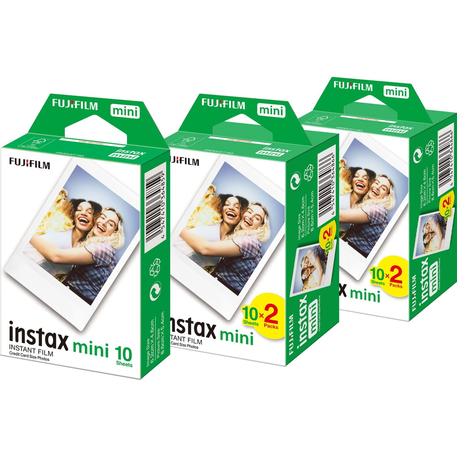 instax Fujifilm Mini 7-8-9-11-25-70-90 Film (Pack of 50)