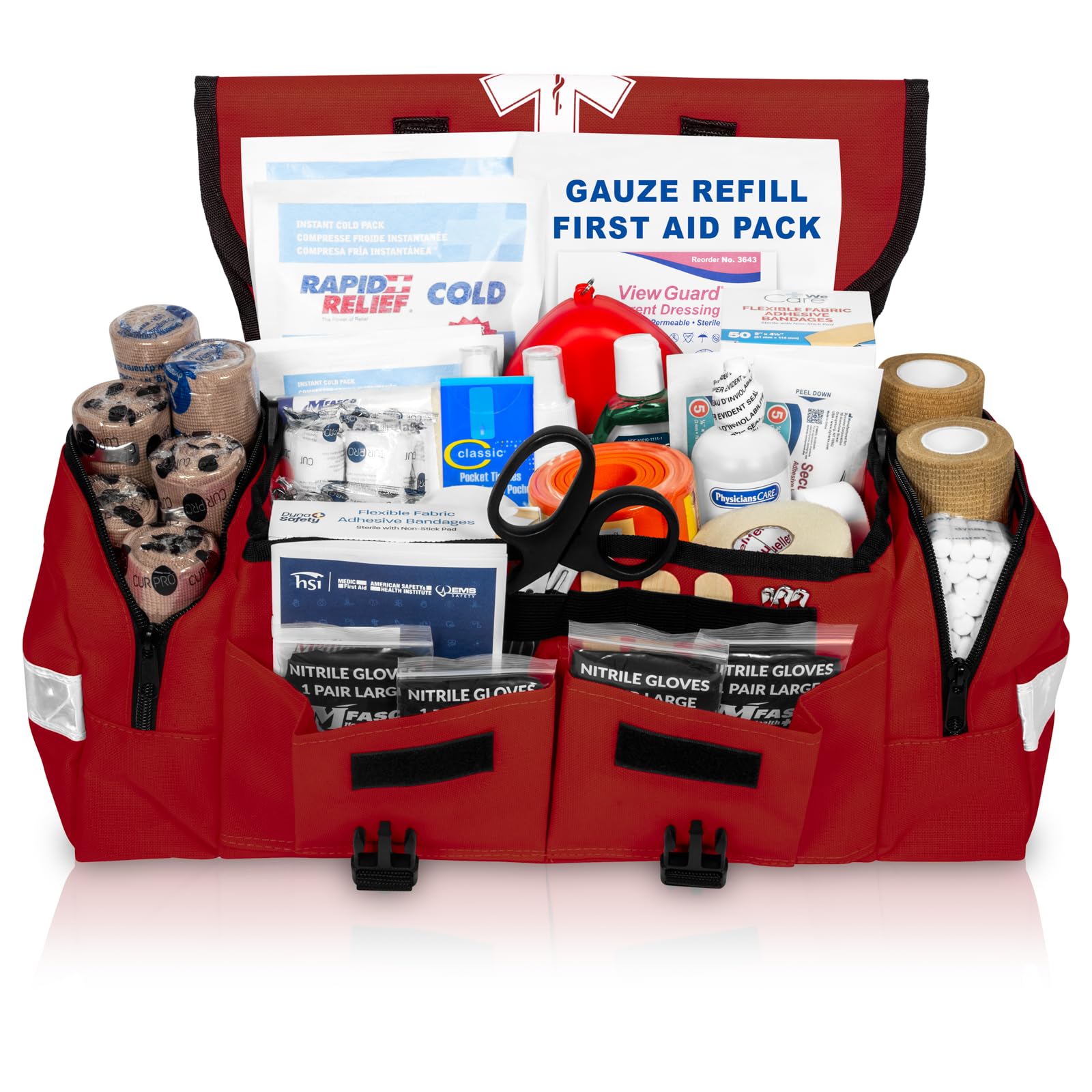 MFASCO Indoor Sports First Aid Kit | 275 Pieces | Complete Emergency Medical Sup