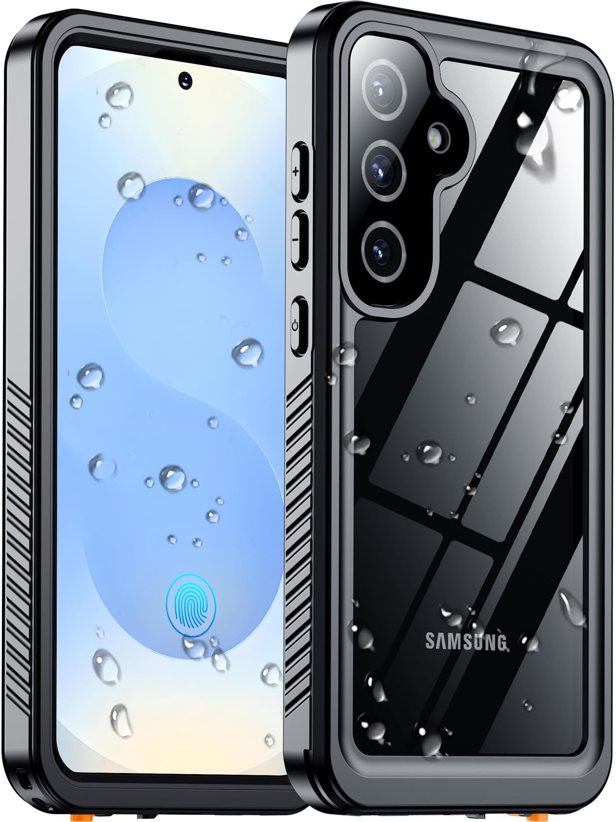 Temdan Designed for Samsung Galaxy S25 Case Waterproof, Built-in Lens & Screen P