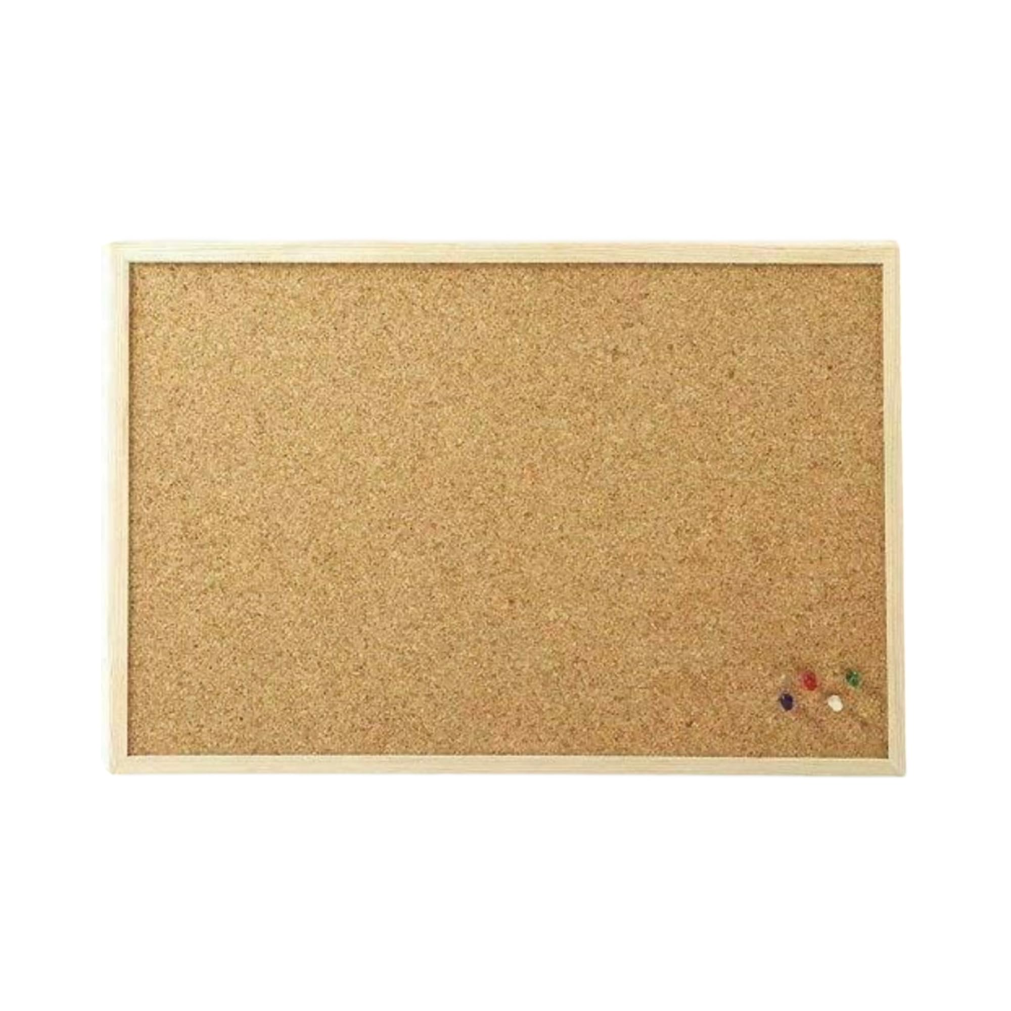 Cork Board 40CM x 60CM Pin Notice Office Memo School with Push Pins Board Requis