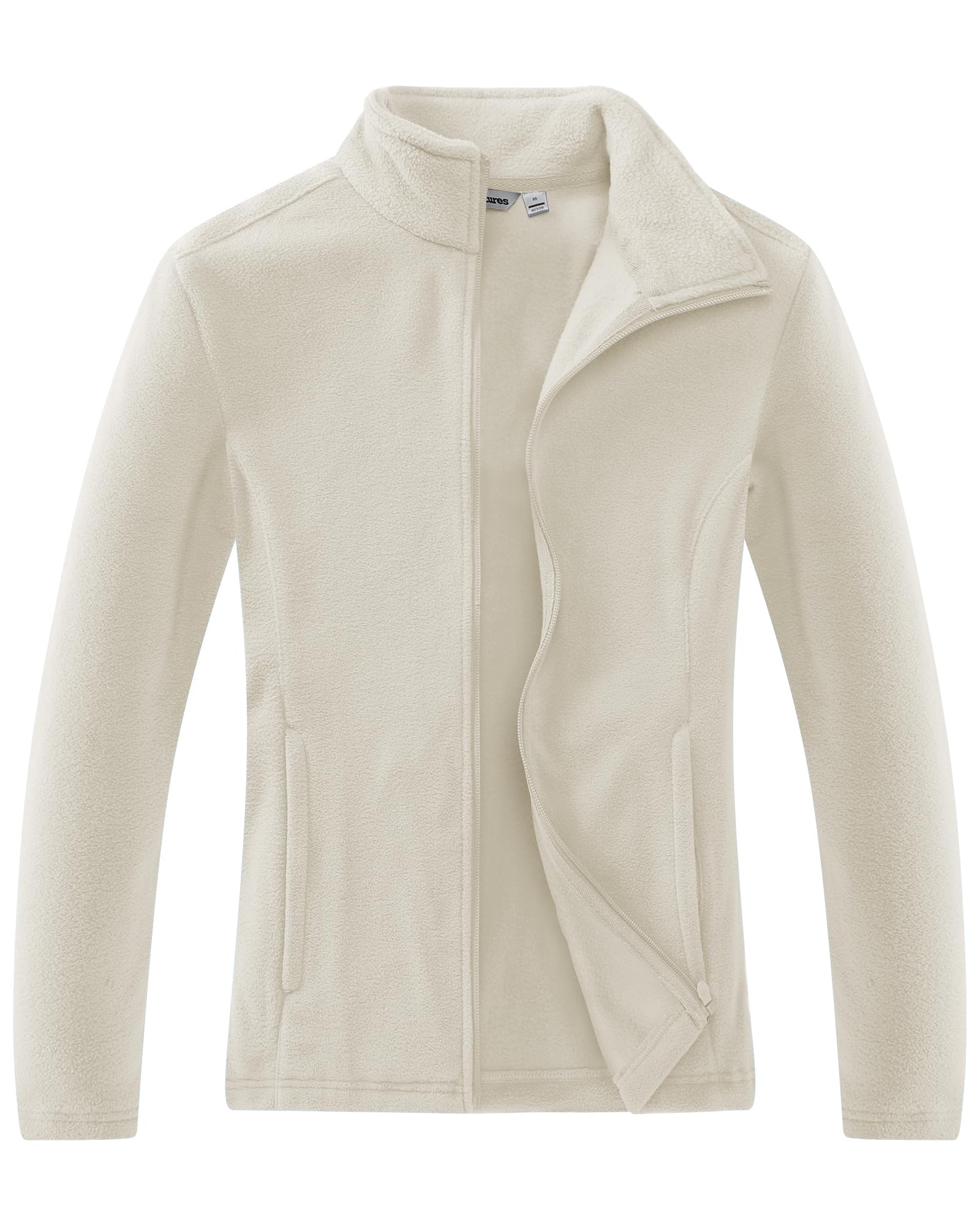 Outdoor Ventures Women's Lightweight Warm Zip Up Long-Sleeve Soft Polar Fleece J