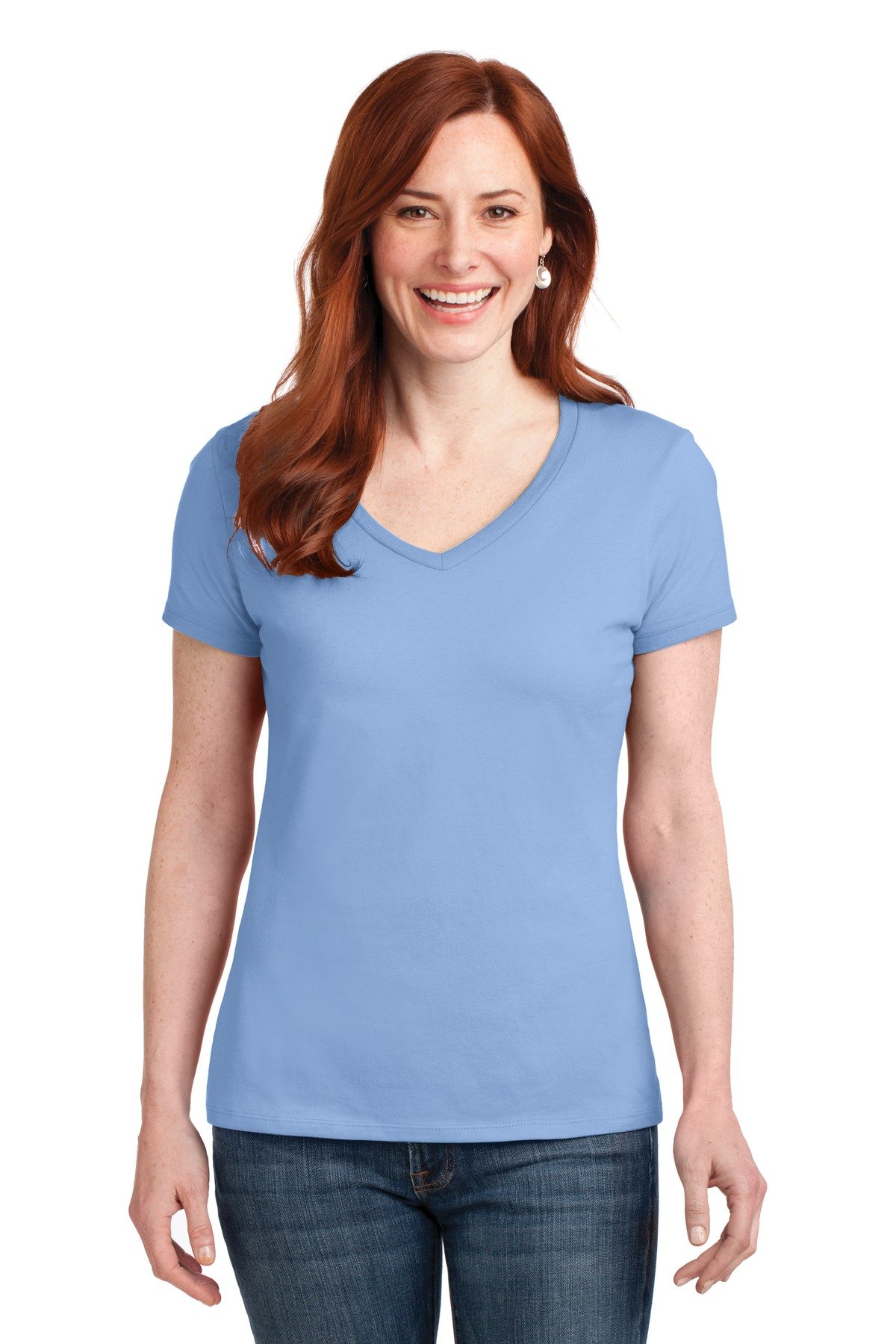 Hanes Women's Perfect-t Crewneck T-shirt, Lightweight Cotton Short Sleeve Tee fo