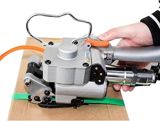Pneumatic Strapping Tool Kit, Handheld Automatic Strapper for 1/2" to 3/4" Straps, Weld Banding Machine for Pp and Pet Straps - Industrial Packaging Tool