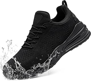 LARNMERN Men Chef Shoes Non Slip Work Waterproof Slip-on | Anti Slip Water Resistant Kitchen Shoes Restaurante Food Service Water Proof Walk Sneaker Zapatos Trabajo Antideslizantes