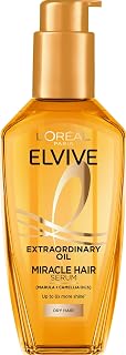L'Oréal Paris Elvive Extraordinary Oil Miracle Shine Hair Serum 100ml | Intense Nourishment, Up To 6x More Shine, Up To 230 Heat Protection, Suitable For All Hair Types