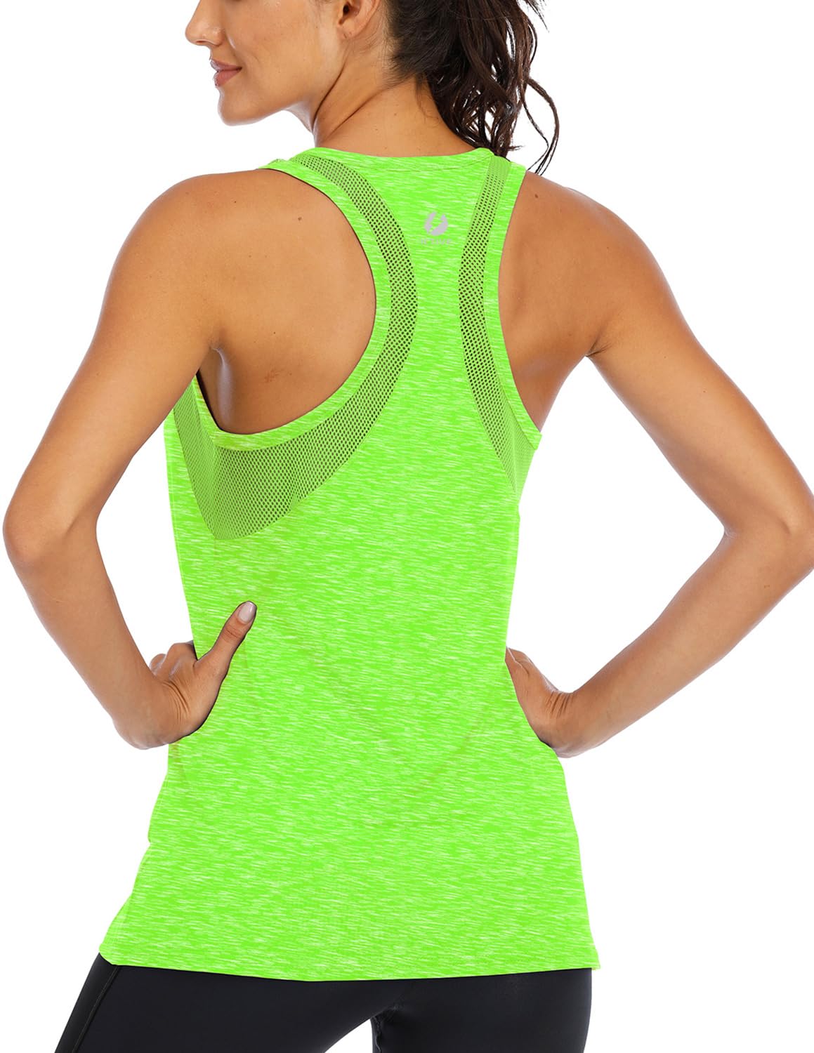 Workout Tank Tops for Women Loose fit Yoga Tops for Women Mesh Racerback Tank To