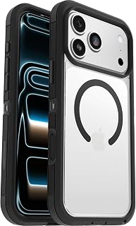 OtterBox Cover Defender Pro XT MagSafe, iPhone 18/17 Pro Max, Transp/Nero