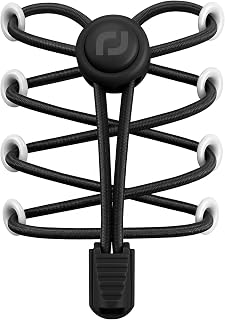 RJ-Sport Tieless Elastic Shoe Laces for Adults and Kids | No Tie Stretchy Speed Shoelaces for Sneakers and Running Shoes with Heavy Duty Strong Locks