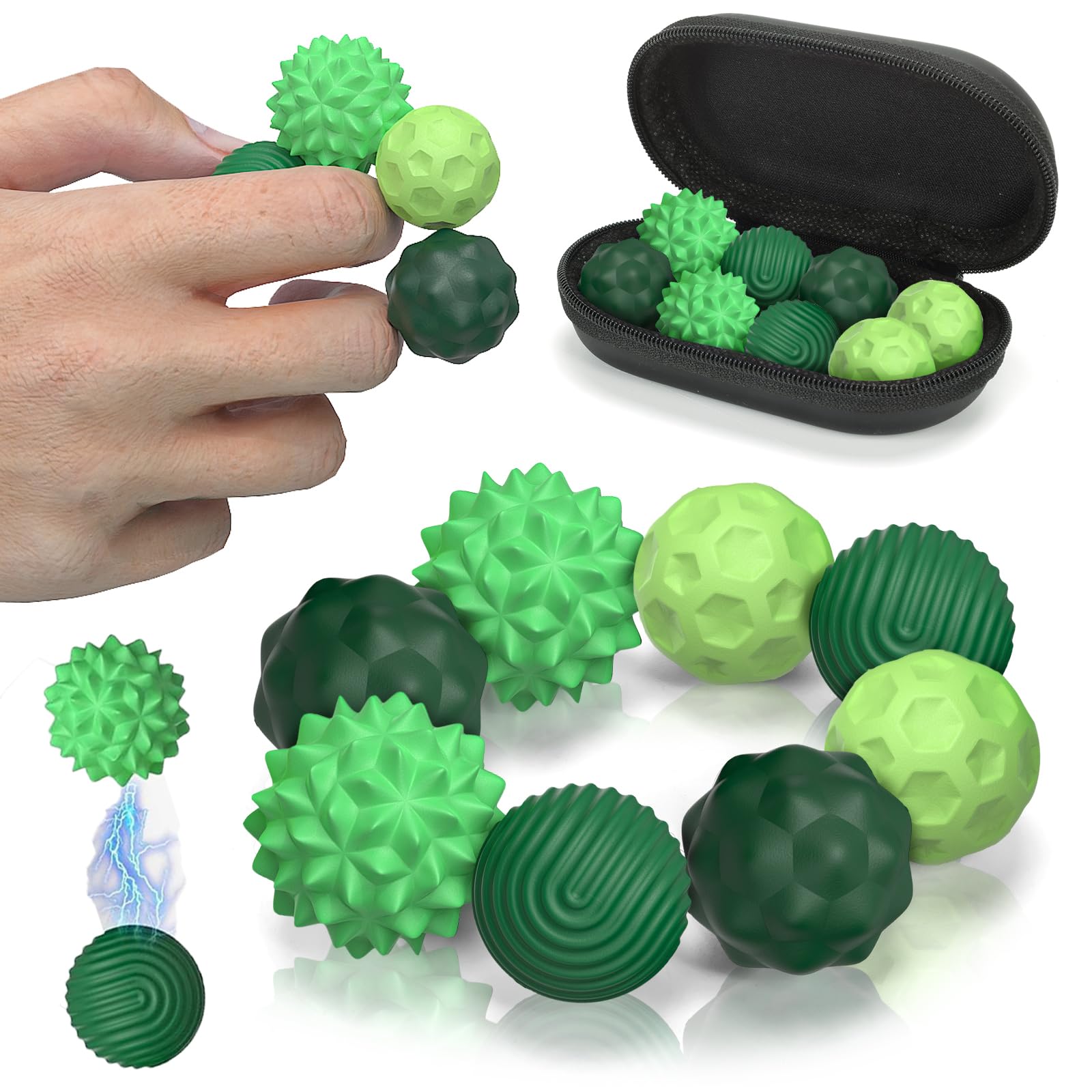 Magnetic Fidget Balls for Adults & Teens, Quiet Fidget Toys for Office Desk | Re