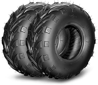 MOTOOS ATV Tires 16x8-7,4 PR Mini Bike Tires,Tubeless,Pair of 2 | 16x8x7 mini bike tires,Directional tires,replacement for Kazuma Quad ATV Go Kart UTV 125cc 150cc,tire only